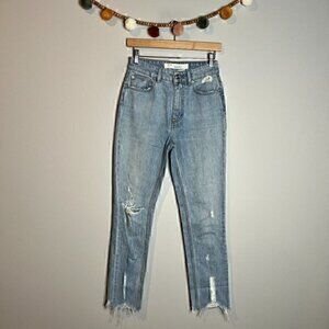 IRO distressed Mid Rise Skinny jeans